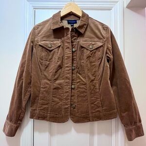 NWT Women’s Brown Corduroy Jacket, Size Small